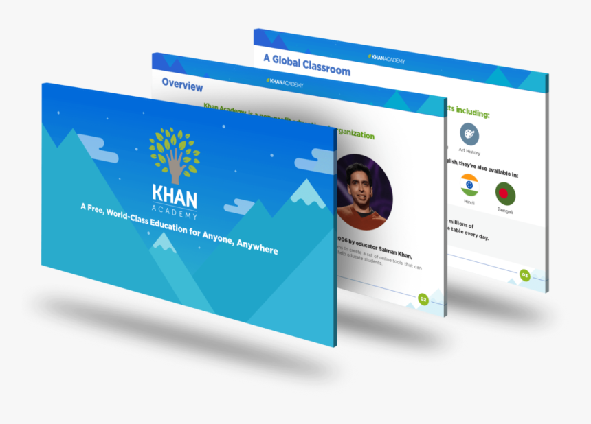 Khan Academy Powerpoint Deck - Khan Academy, HD Png Download, Free Download