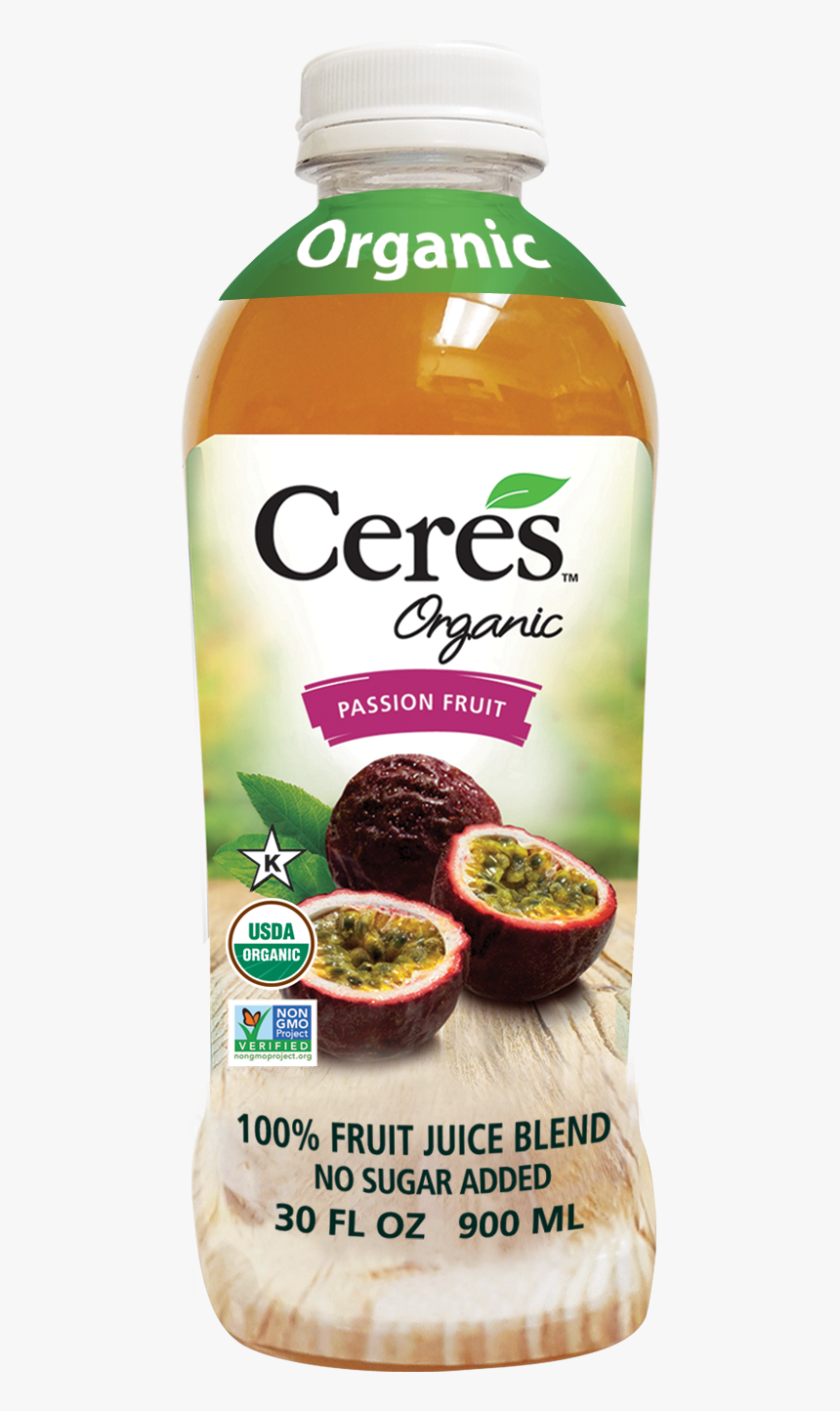 100% Passion Fruit Fruit Juice Blend - Ceres Secrets Of The Valley Juice, HD Png Download, Free Download