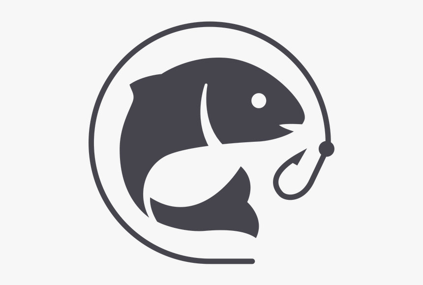 Fishing Icon Png - Circle Fishing Logo Png, Transparent Png, Free Download