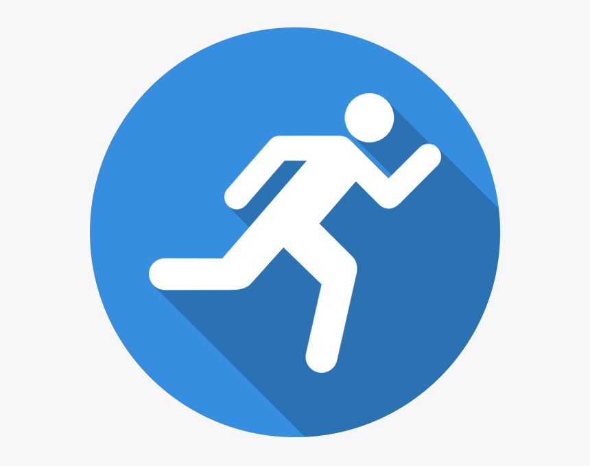 Transparent Running Icon Png - Number 3 In A Blue Circle, Png Download, Free Download