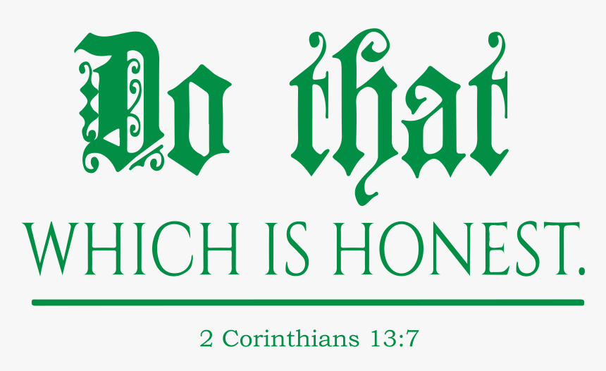 2 Cor 13 7, HD Png Download, Free Download
