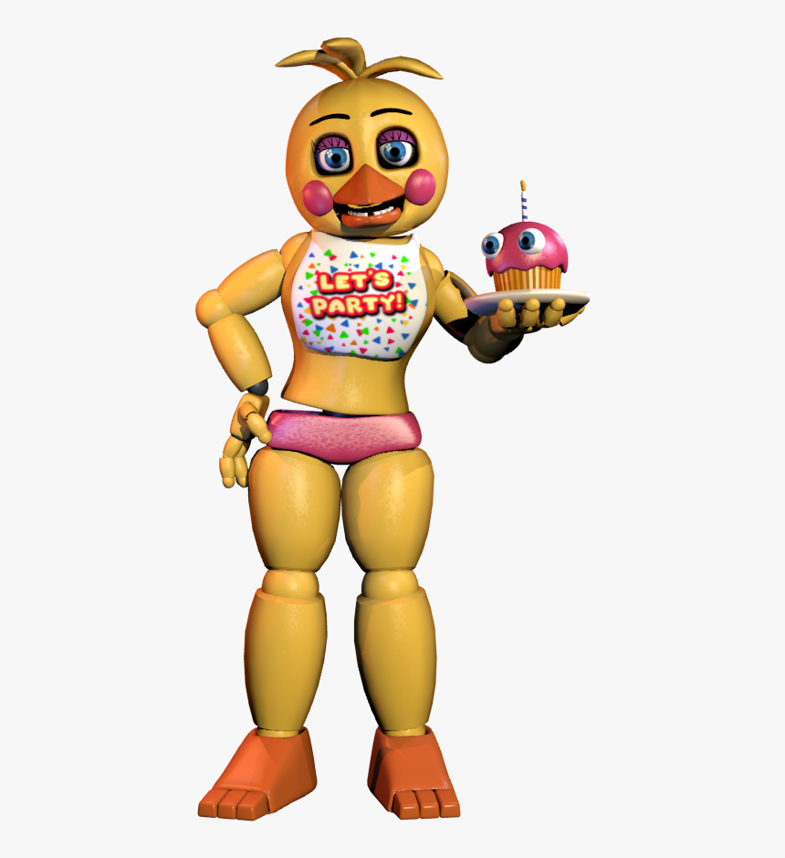 Fnaf Toy Chica Model, HD Png Download is free transparent png image. 
