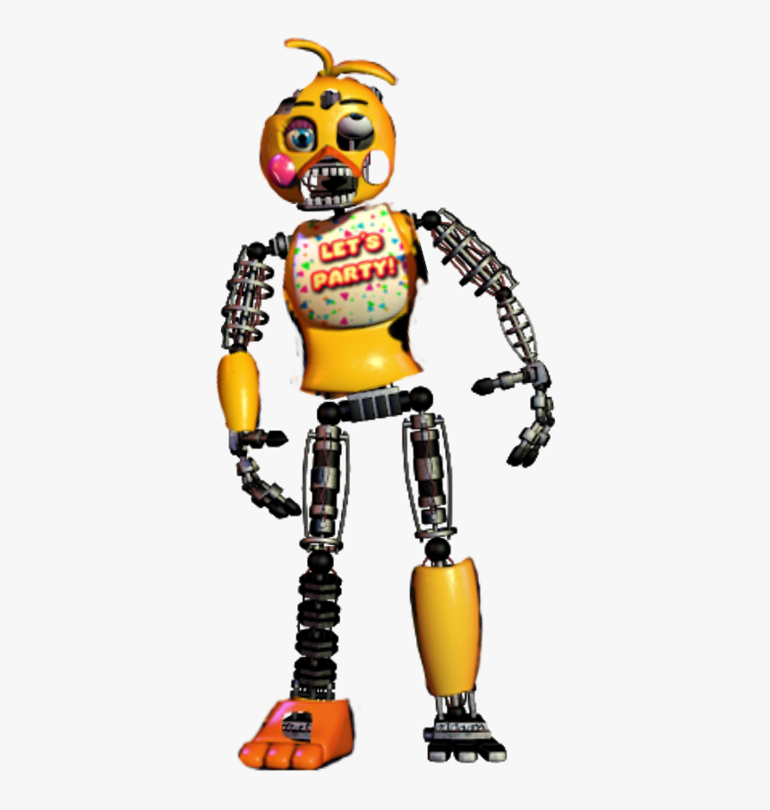 Scrap Toy Chica Fnaf Freetoedit - Endo Skeleton Fnaf 2, HD Png Download, Free Download