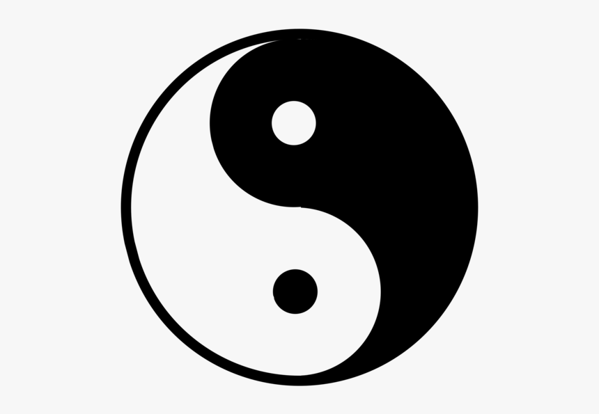 Yin And Yang Drawing Symbol Istock Black And White - Ying Yang Clip Art, HD Png Download, Free Download