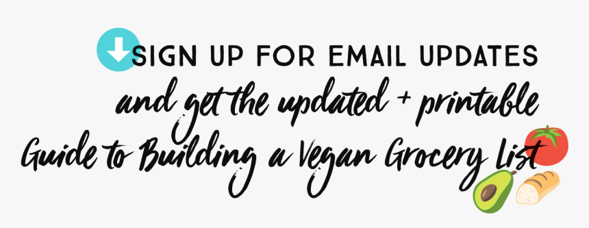 I Love Vegan Email Updates - Calligraphy, HD Png Download, Free Download