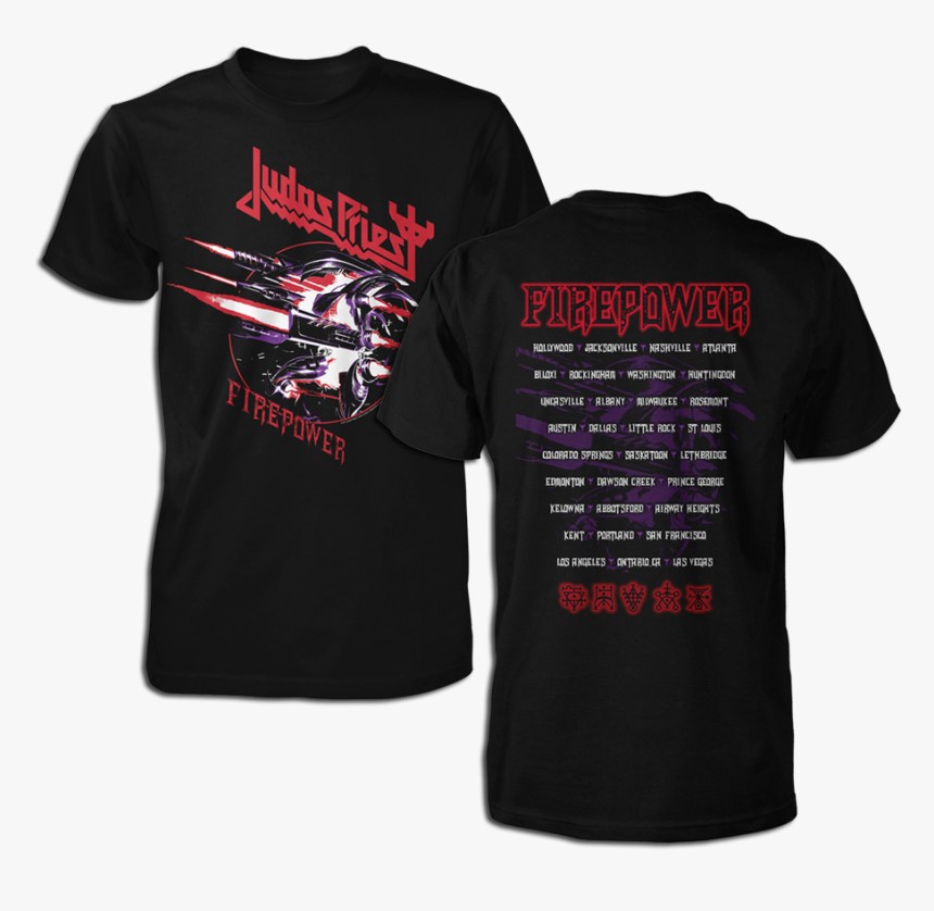 Absolute Cult Judas Priest Men's Firepower Cover T-Shirt