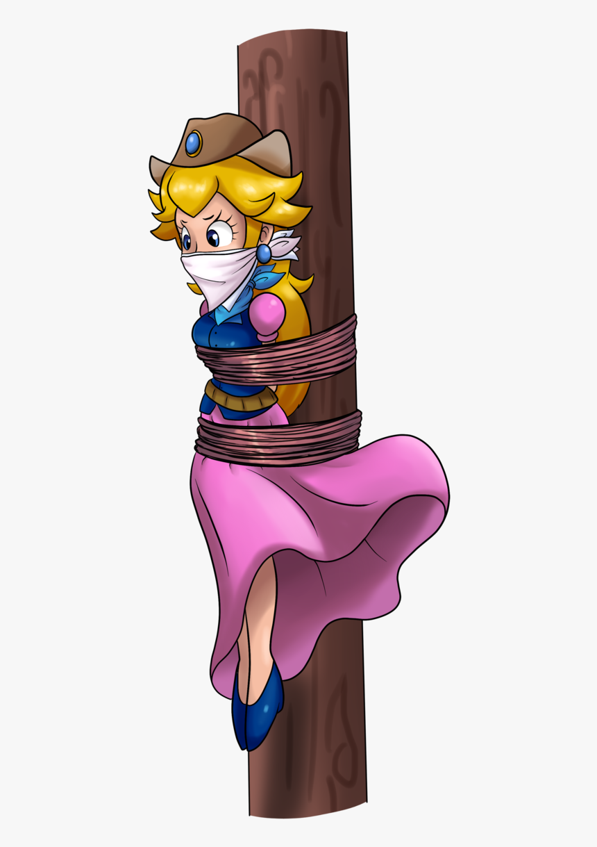 Clipart Star Deputy - Princess Peach Pole Tied, HD Png Download, Free Download