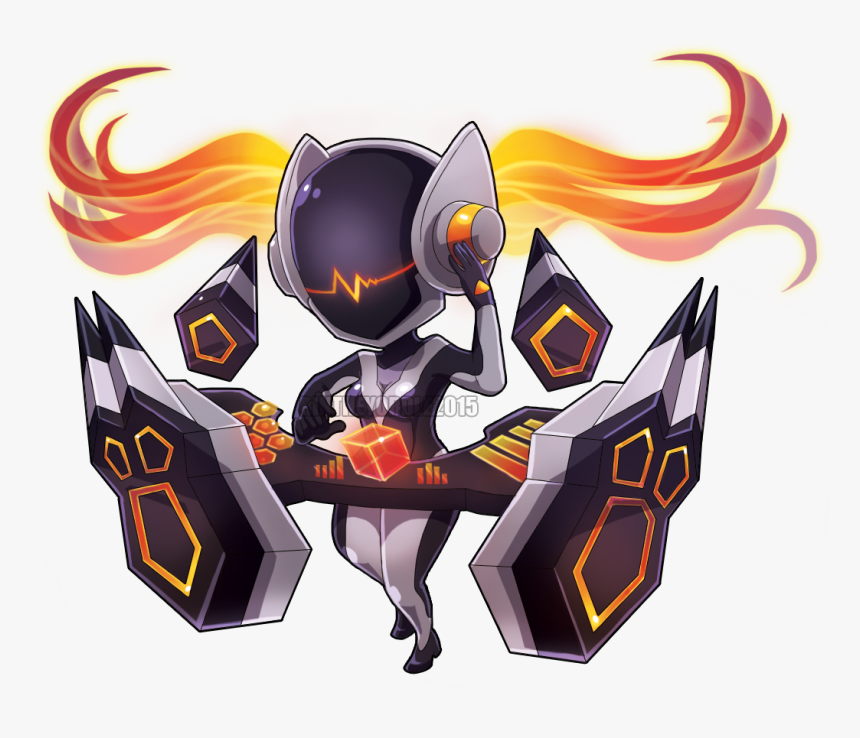 Chibi Dj Sona Concussive By Rintheyordle Hd Wallpaper - Dj Sona Chibi Png, Transparent Png, Free Download