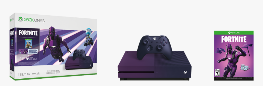 Xbox One X Fortnite Bundle - Xbox One S Fortnite Bundle, HD Png Download, Free Download