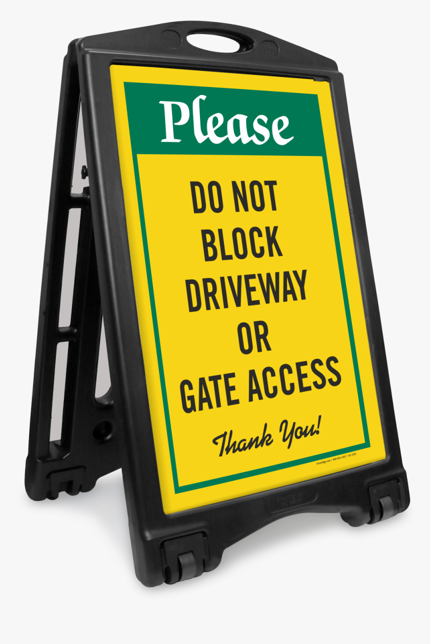 Not Block Driveway Sign, HD Png Download, Free Download