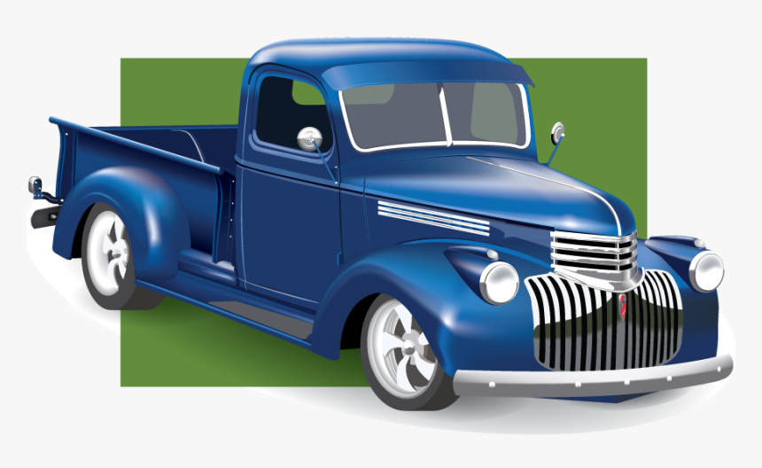 Chevrolet Vector Classic Truck - Pickup Truck, HD Png Download, Free Download