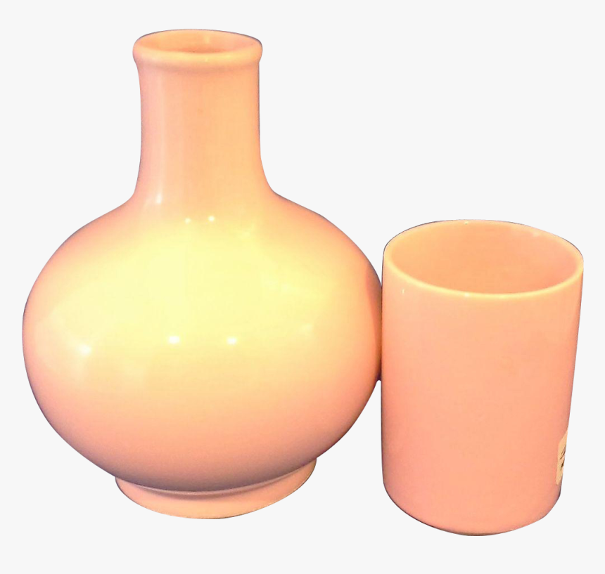 Japan Pink Glazed Pottery Tumble Up Carafe Tumbler - Fc Barcelona, HD Png Download, Free Download