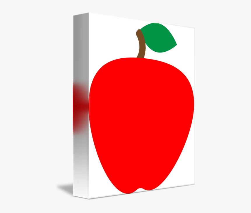 Clip Art Single Red Apple Fruit - Apple, HD Png Download, Free Download