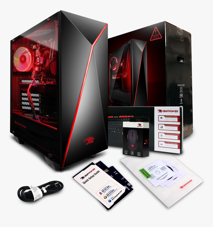 New Ibuypower Wa563gt2 Gaming Desktop Pc Computer Fx-6300 - Ibuypower Wa563gt2 Gaming Desktop Pc With Amd Fx 6300, HD Png Download, Free Download