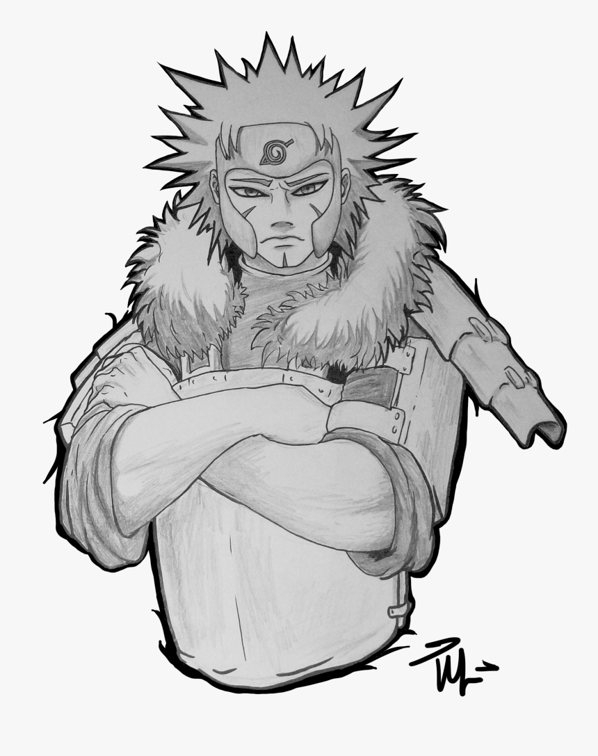 Transparent Hokage Png - Tobirama Senju Sketch, Png Download, Free Download