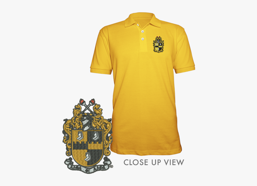 Alpha Phi Alpha Embroidered Crest Polo - High Resolution Alpha Phi Alpha Shield Png, Transparent Png, Free Download