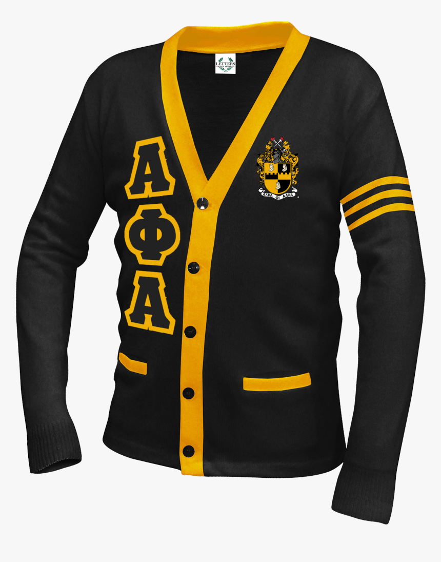 Alpha Phi Alpha Full Embroidered Cardigan Sweater - Iota Phi Theta Sweater, HD Png Download, Free Download