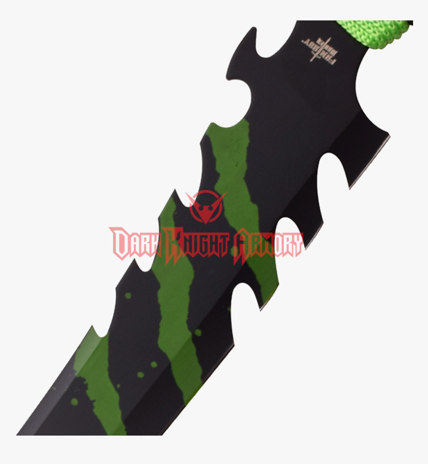 Green Claw Marks Fantasy Sword - Green Swords, HD Png Download, Free Download