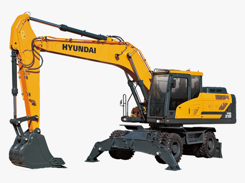 Construction - Excavator Hyundai, HD Png Download, Free Download