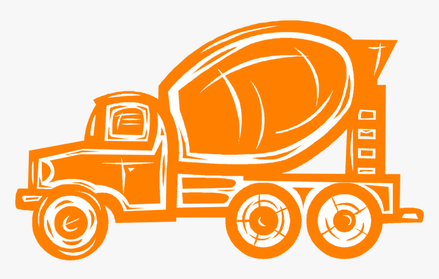 Transparent Concrete Mixer Truck Png - Cement Truck Clipart, Png Download, Free Download