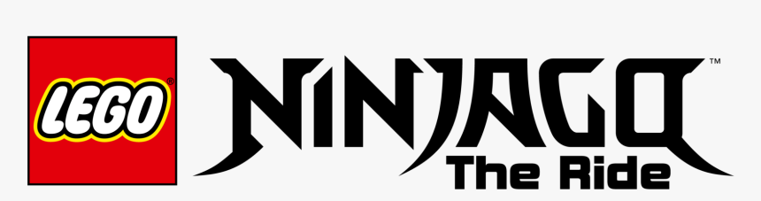 Ninjago The Ride R Black Original Cmyk - Lego Ninjago The Ride Logo, HD Png Download, Free Download