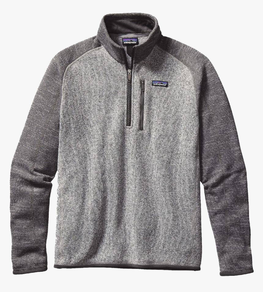 Patagonia Men"s Better Sweater 1/4-zip - Patagonia 1 4 Zip Grey, HD Png Download, Free Download