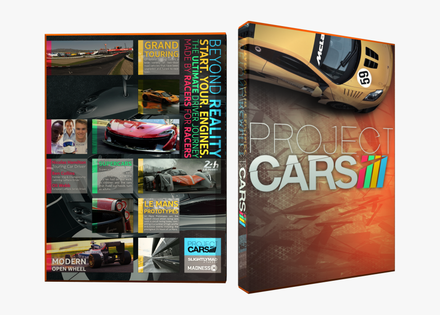 Project Cars Box Art Cover - Cover Games Pc Project Cars 2, HD Png Download, Free Download