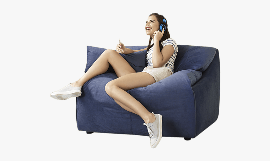 People Sitting On Couch Png - Sitting, Transparent Png, Free Download