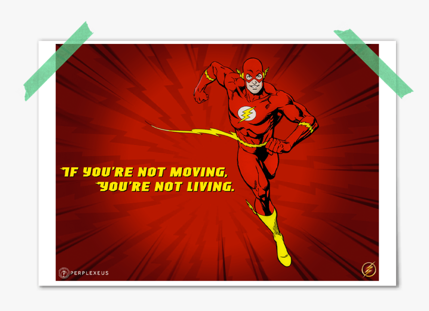 Flash Cartoon Series If You Are Not Moving You Are - Illustration, HD Png Download, Free Download