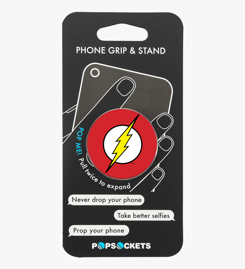Popsocket The Flash Logo Dccomic Phone Grip And Stand - Pop Socket Iron Man, HD Png Download, Free Download