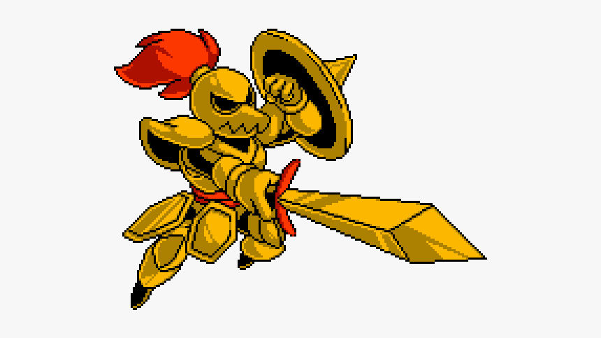 Goldarmor Shovel Knight Sprite, HD Png Download, Free Download