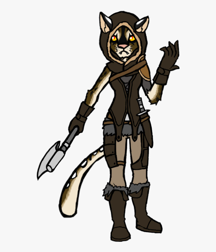 Feilyn The Vampiric Khajiit 
another Character I’ve - Cartoon, HD Png Download, Free Download
