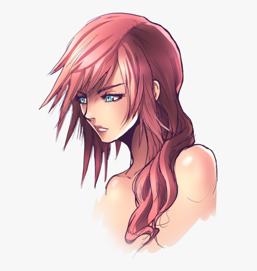 Final Fantasy Png - Lightning Final Fantasy Manga, Transparent Png, Free Download