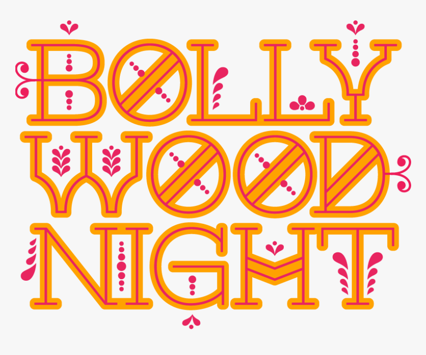 Bollywood Night Text Png, Transparent Png, Free Download