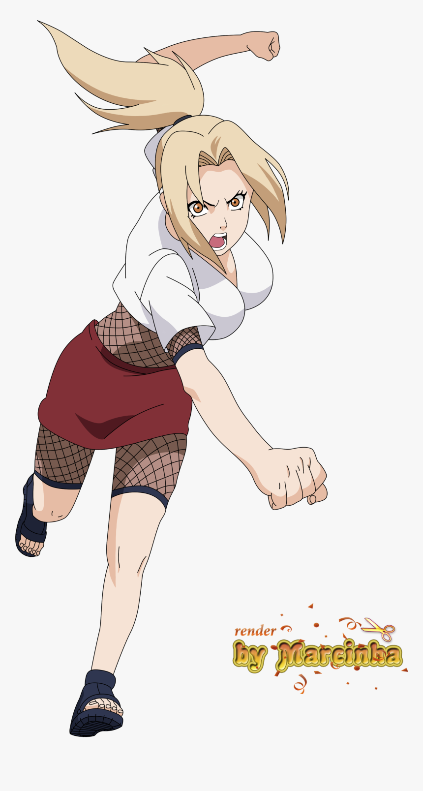 Png Tsunade By Marcinha - Naruto Tsunade Teen, Transparent Png, Free Download