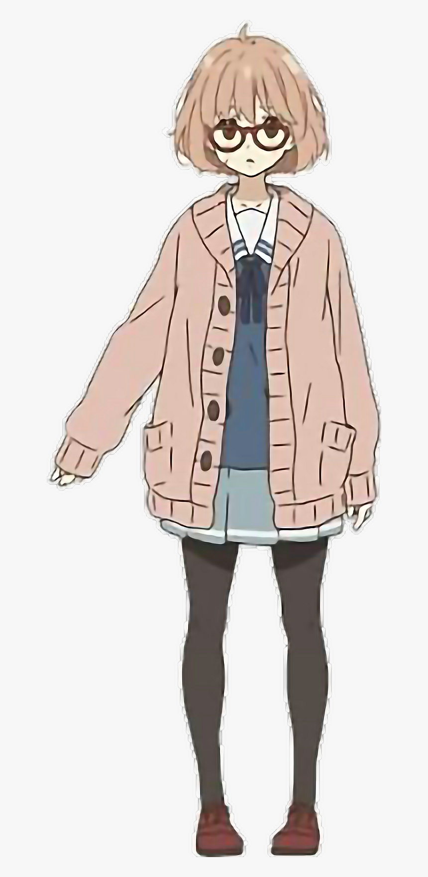 # Mirai Kuriyama #sempai - Beyond The Boundary Characters, HD Png Download, Free Download