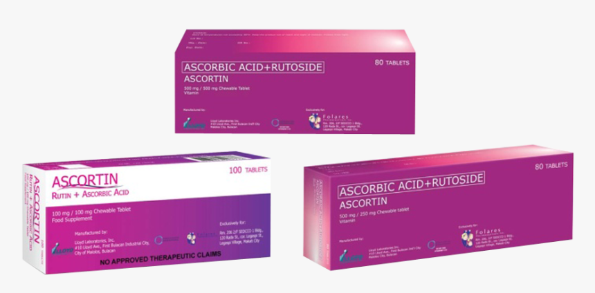 Ascortinimg - Ascorbic Acid Rutoside, HD Png Download, Free Download