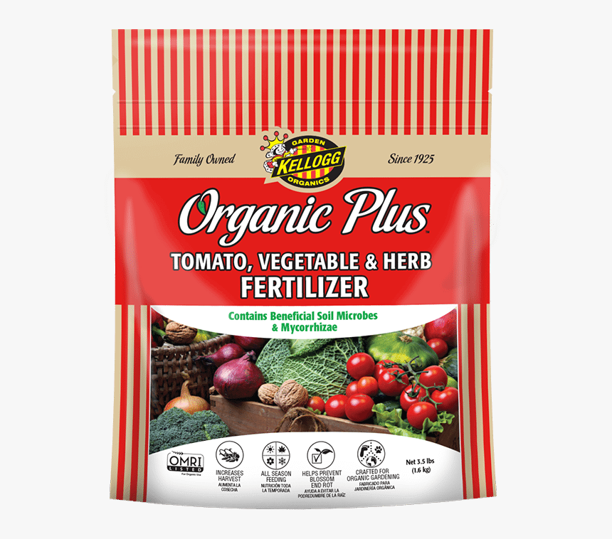 Bag Of Organic Plus Tomato, Vegetable, Herb Fertilizer - Fertilizer, HD Png Download, Free Download