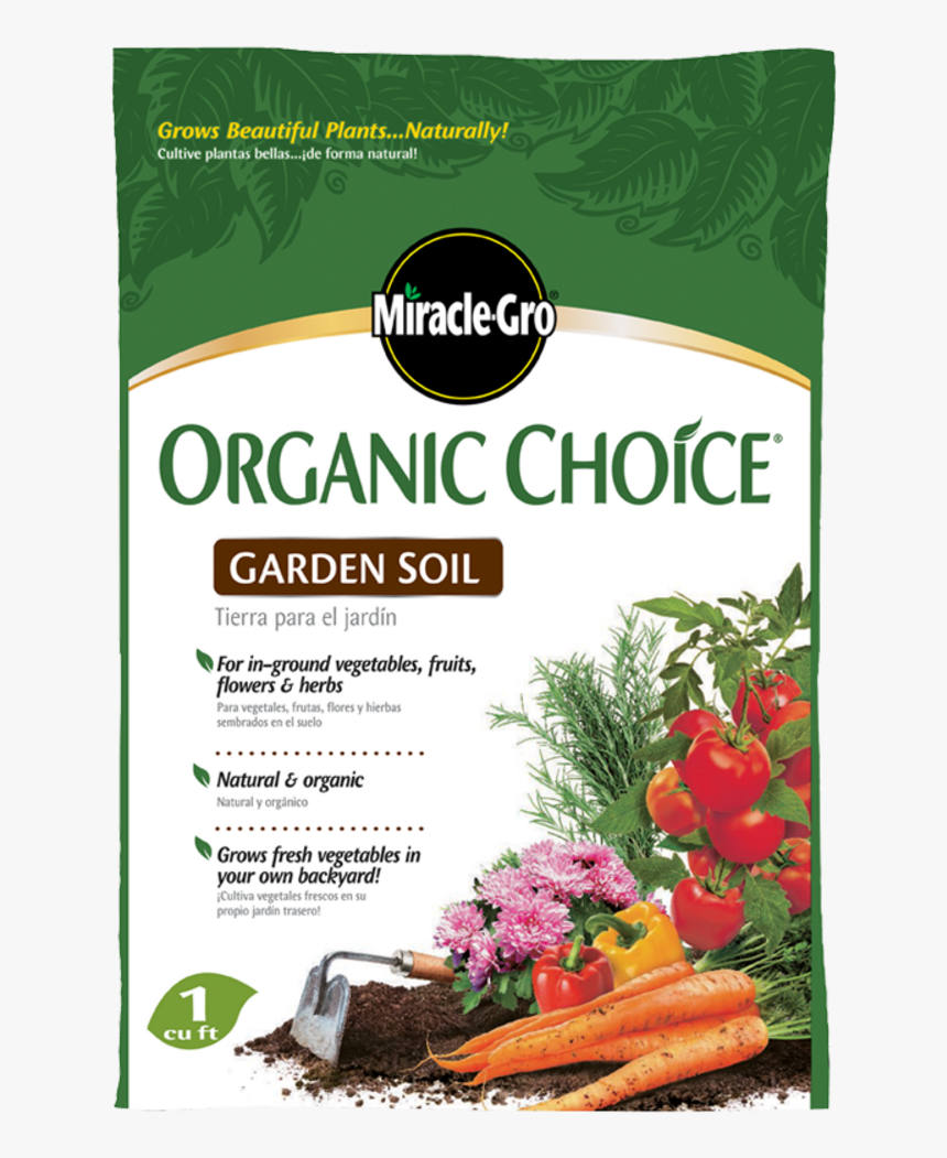 Miracle Grow Organic Soil, HD Png Download, Free Download