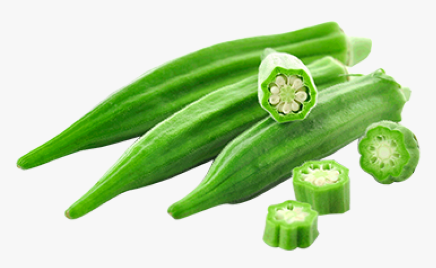 Gumbo Ladyfinger Okra Vegetable - Ladies Finger Png, Transparent Png, Free Download