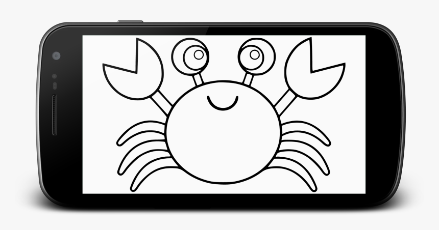 Enter Image Description Here - Crab Black And White Clipart, HD Png Download, Free Download