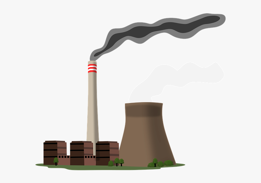 Power Station, Current, The Industry, Energy - Coal Power Station Cartoon, HD Png Download, Free Download