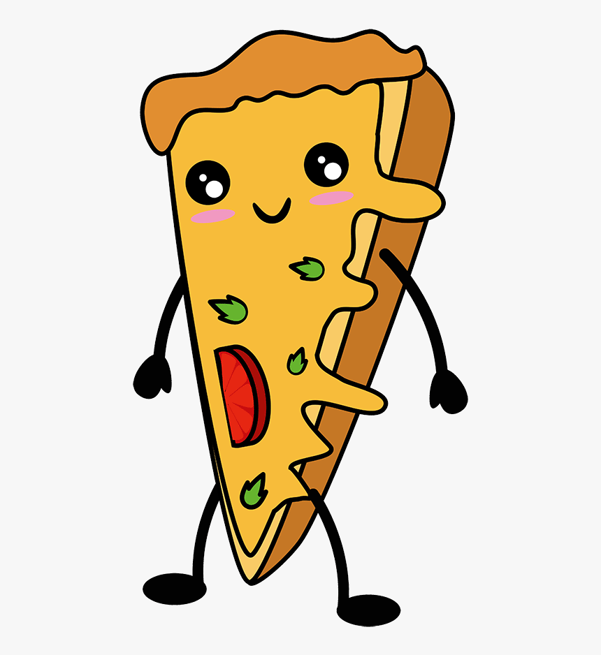 Dibujo Pizza Kawaii Png - Pizza Kawaii Png, Transparent Png, Free Download