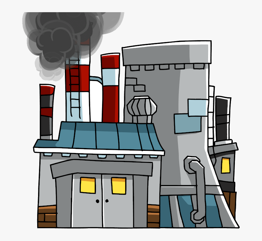 Transparent Nuclear Power Plant Clipart - Power Plant Scribblenauts, HD Png Download, Free Download