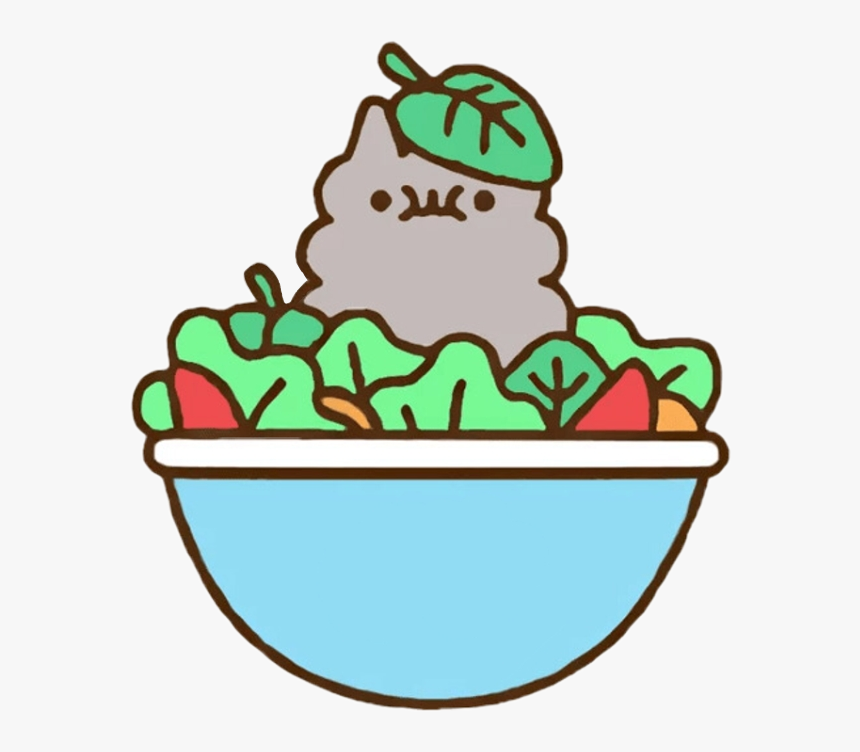 #pusheen #ensalada - Pusheen Stormy, HD Png Download, Free Download