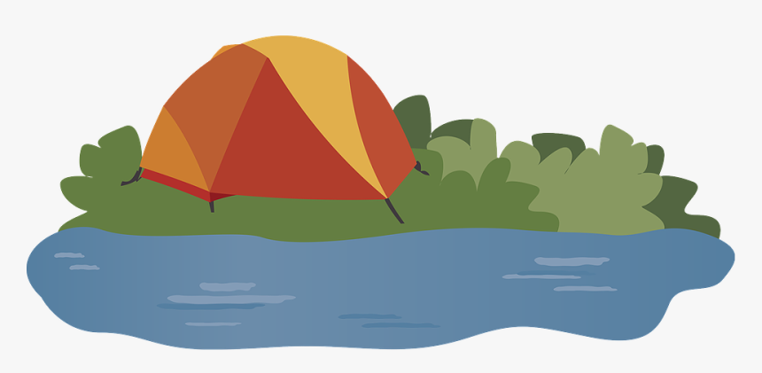 River Camping Png, Transparent Png, Free Download