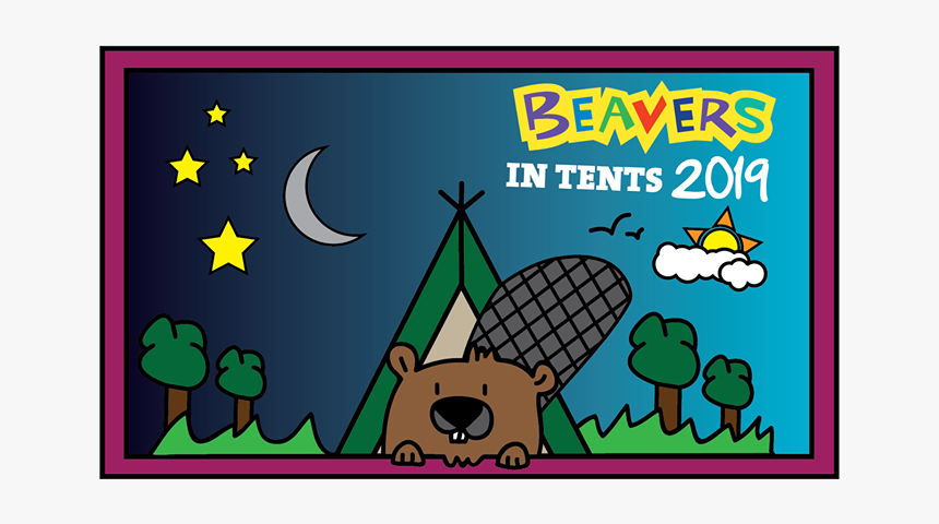 Beavers In Tents Event Logo - Cartoon, HD Png Download, Free Download