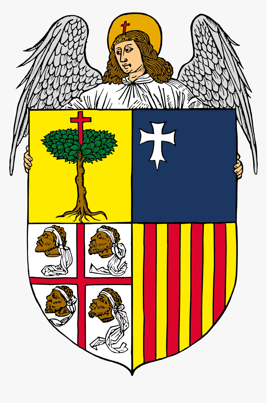 Escudo Justicia Color - Coat Of Arms Aragon Spain, HD Png Download, Free Download