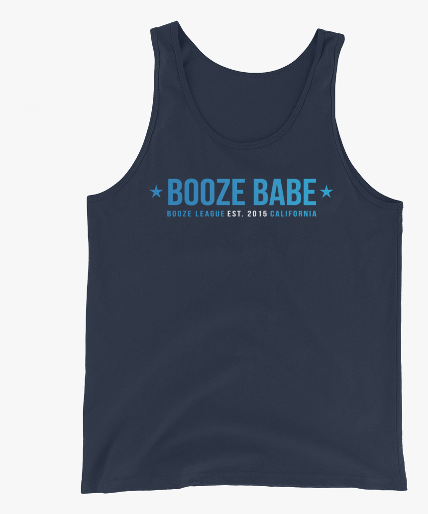 Booze Babe V2 Artwork Mockup Front Flat Navy, HD Png Download, Free Download