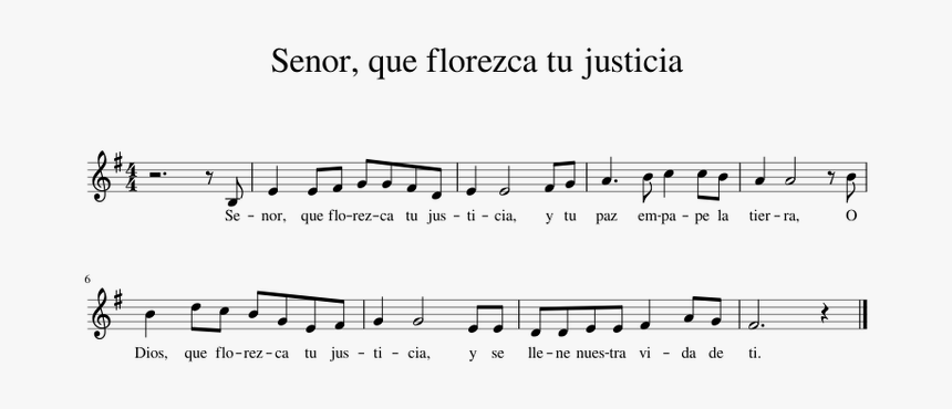 Senor Que Florezca Tu Justicia, HD Png Download, Free Download